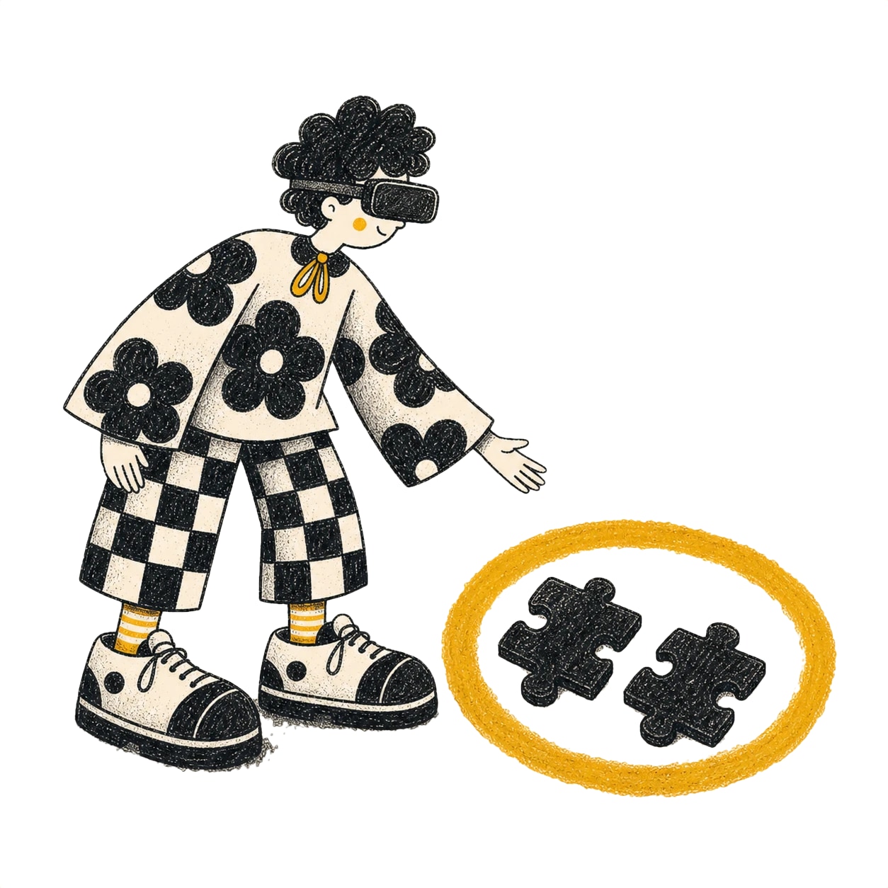 Editorial illustration for VR and CBT Training for Children With Attention Difficulties