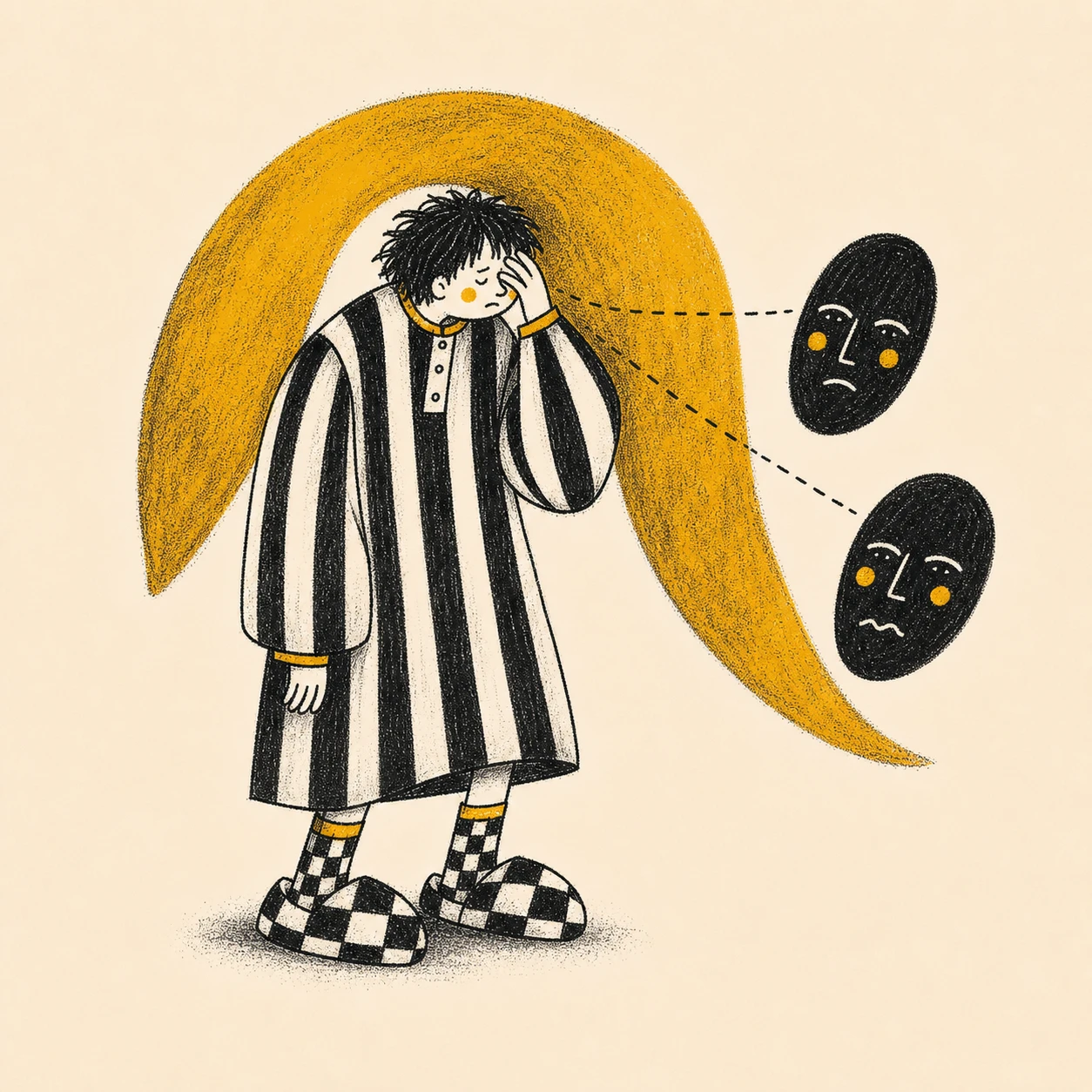Editorial illustration for Sleep Loss and Emotional Face Processing in ADHD
